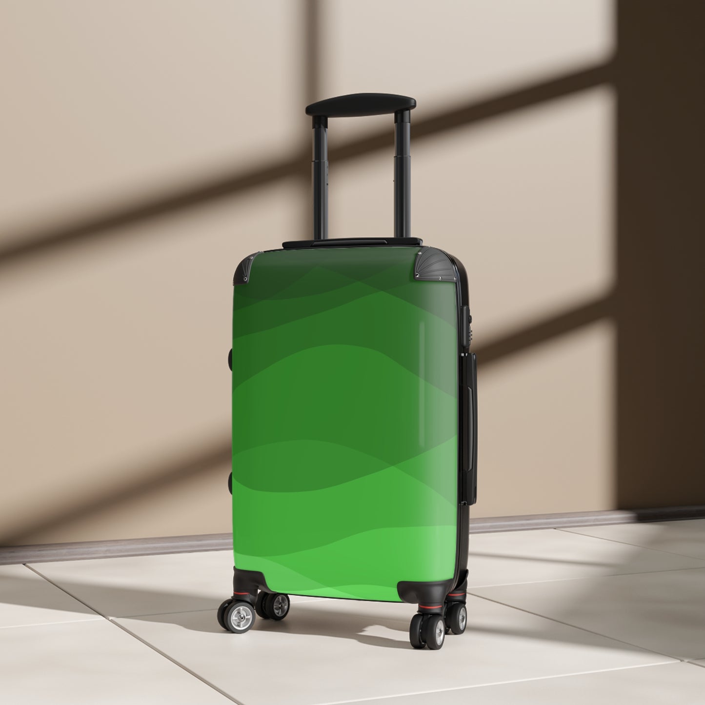 Green Cascade Suitcase