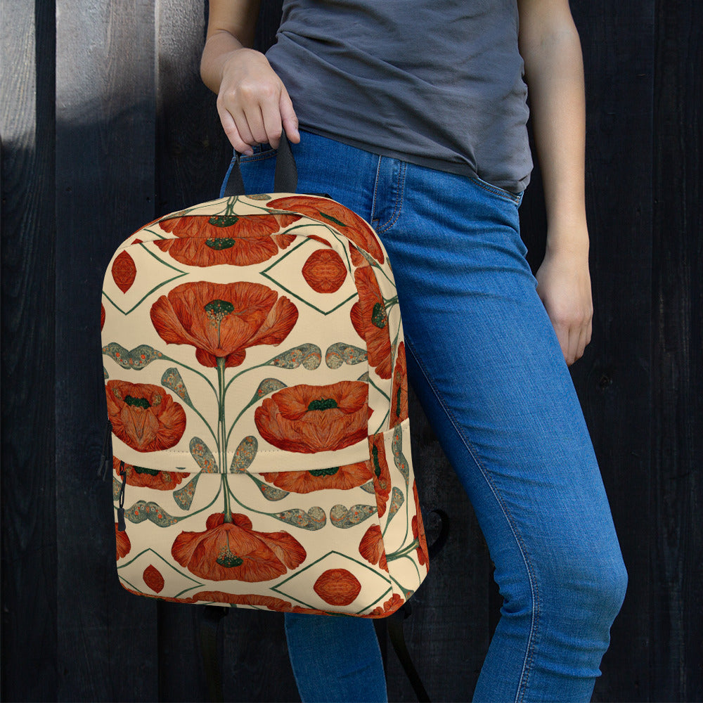 Poppies for Klimt Backpack