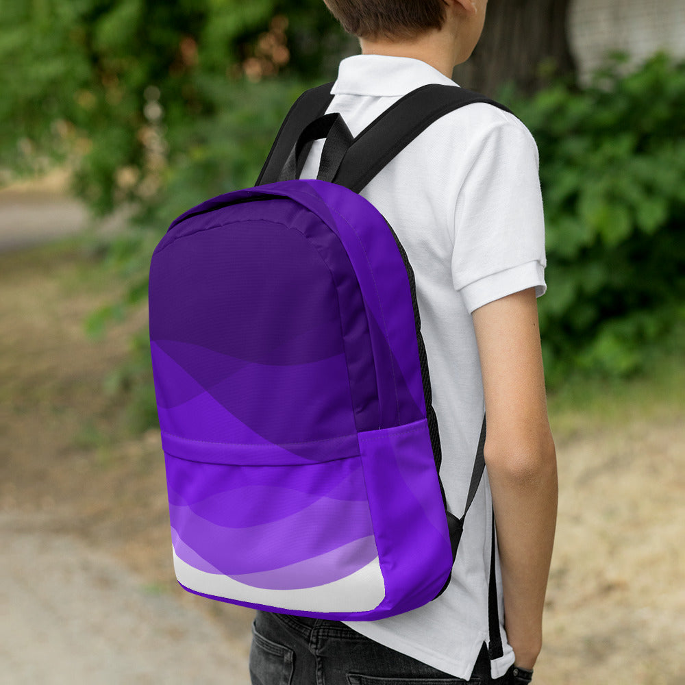 Violet Swirls Backpack
