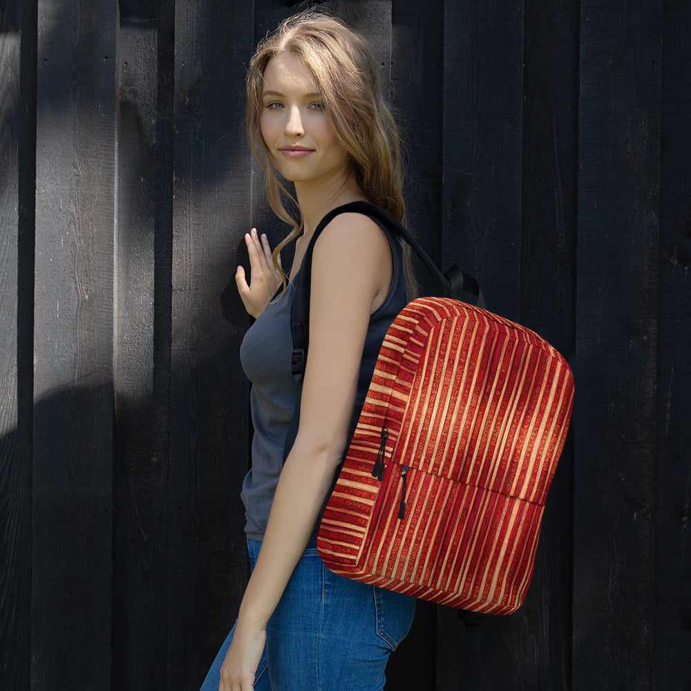 Intricate Carmine Backpack