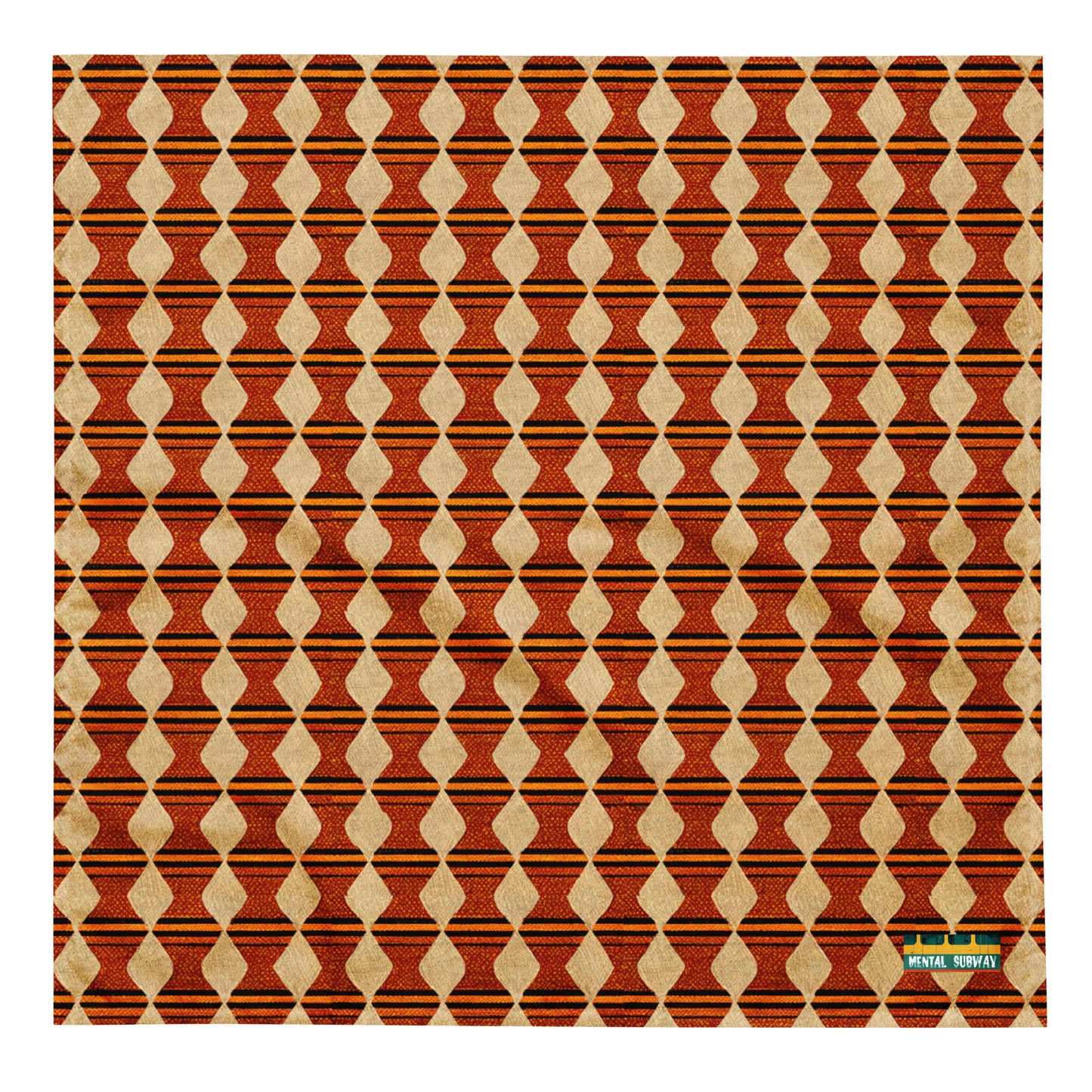 Tribal Tranquility In Neutral Pet bandana