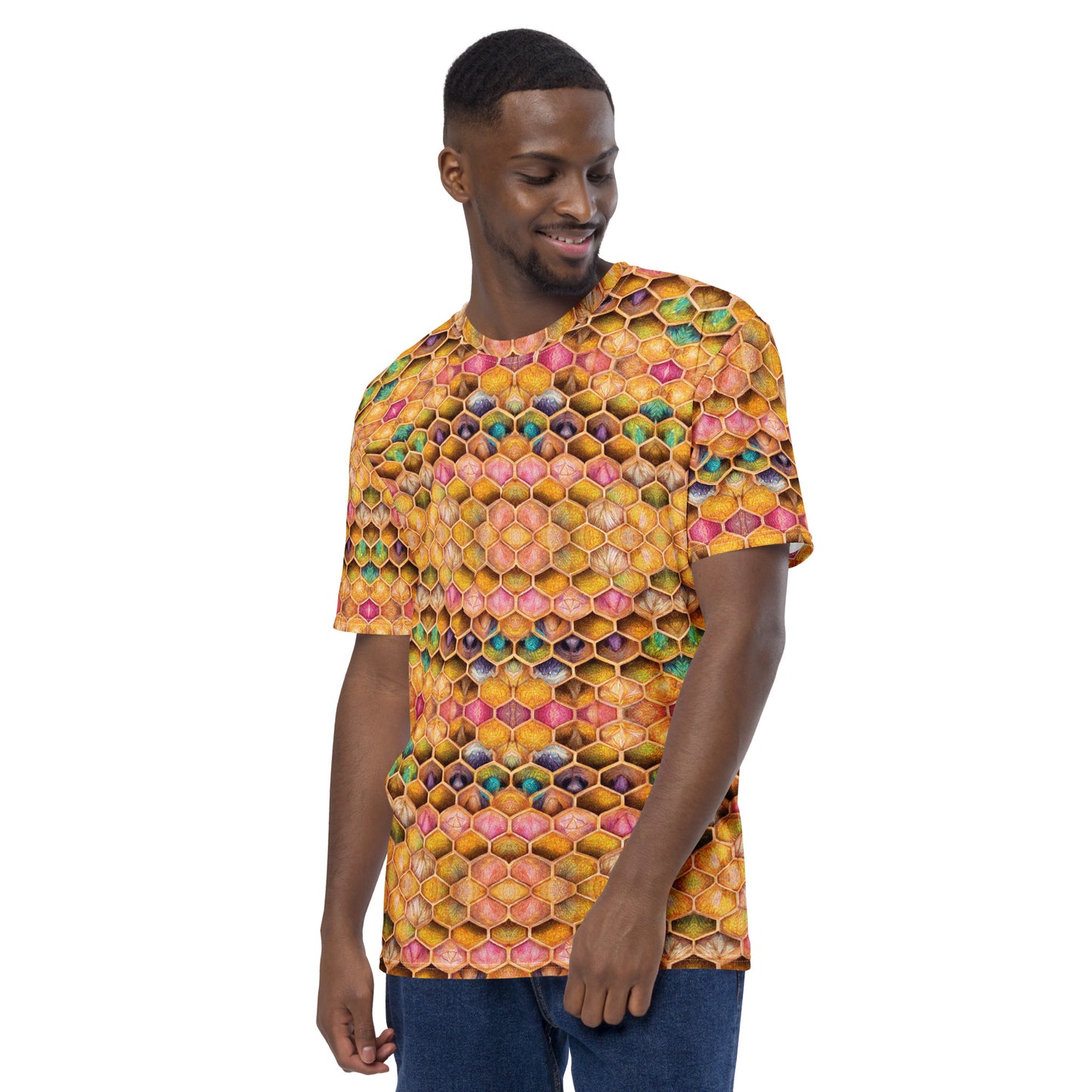 Rainbow Hive Radiance Men's t-shirt