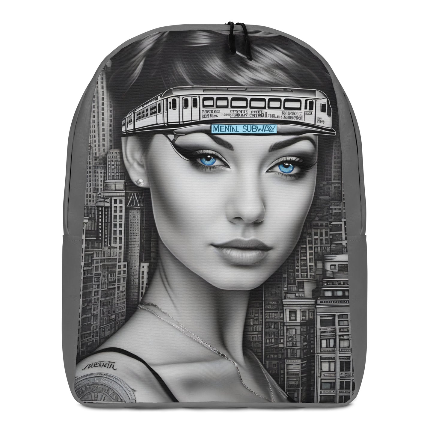 Riding the Mental Subway Minimalist Backpack