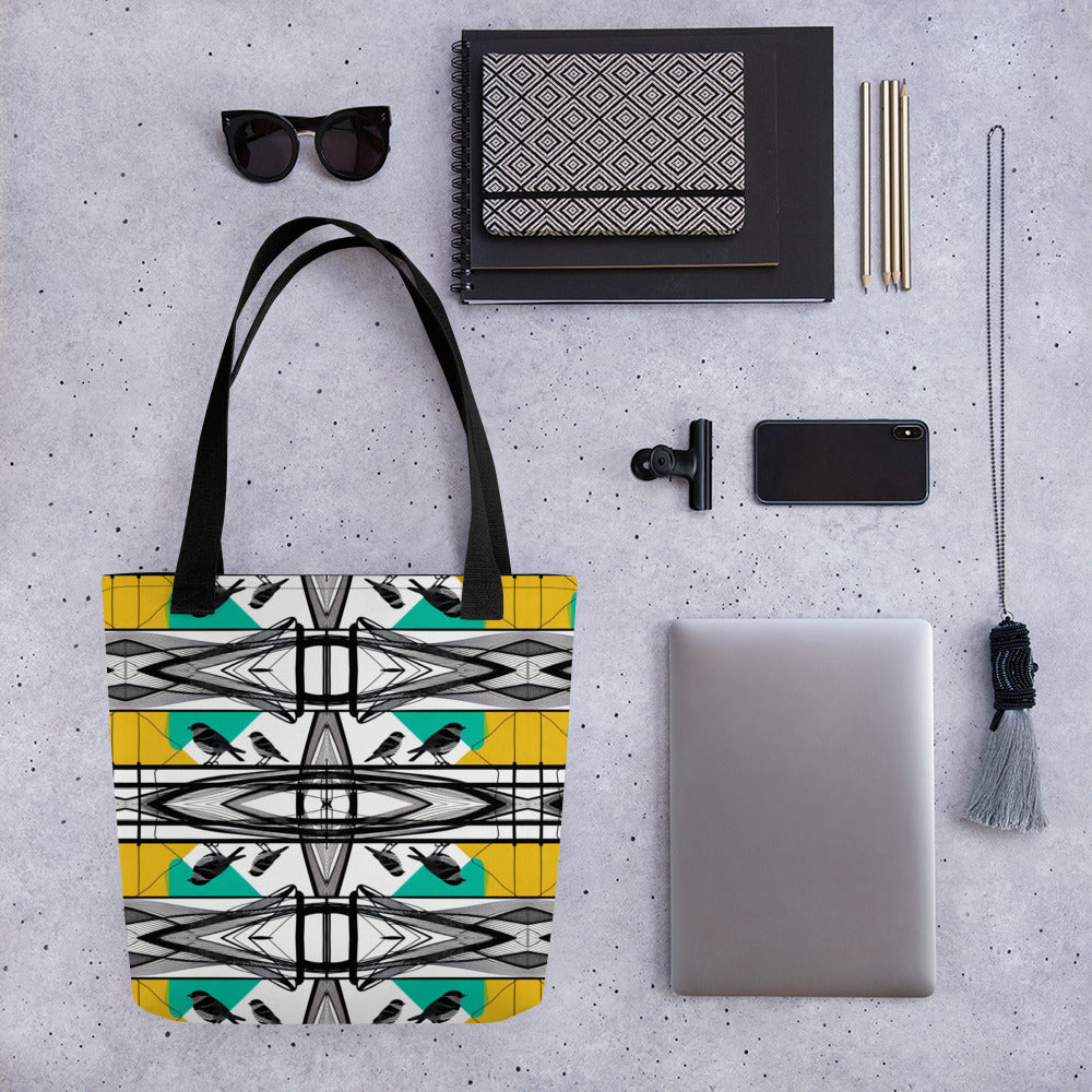 Electric Chirping Tote bag