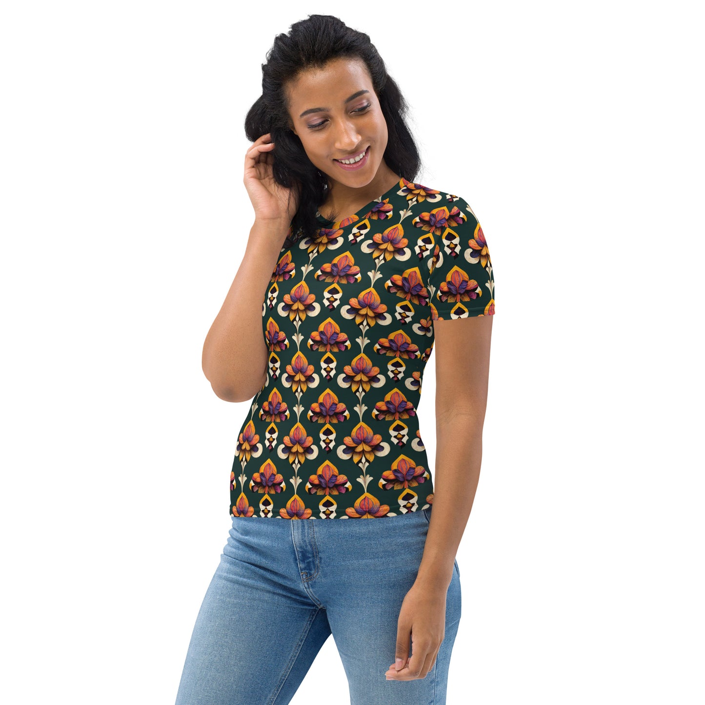 Taza’s Radiant Petals Women's T-shirt