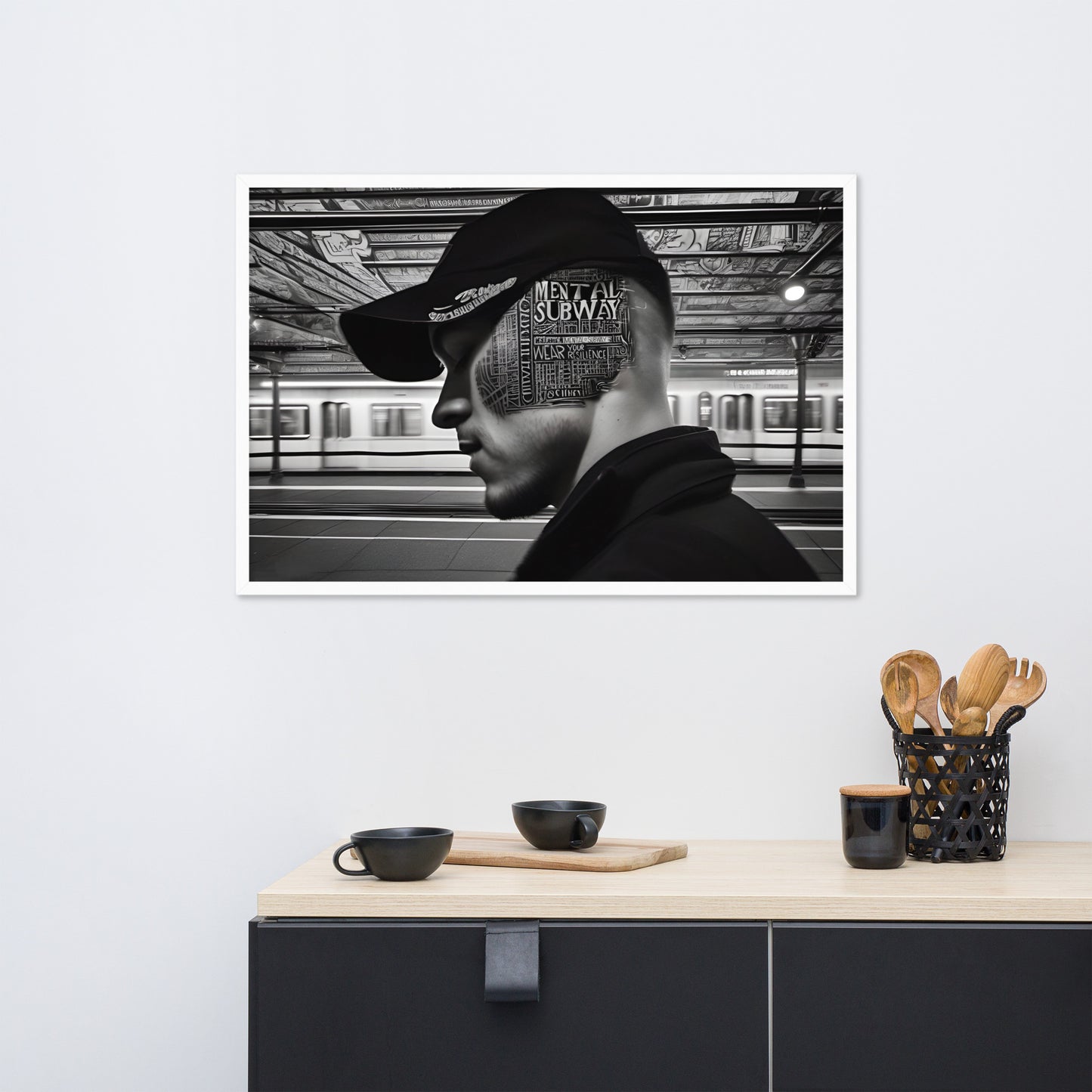 Navigating Resilience Framed poster