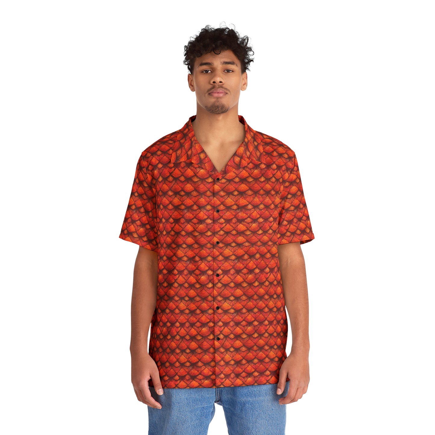 Kurtalor, the Infernal Sentinel of Joy and Peace Men's Hawaiian Shirt