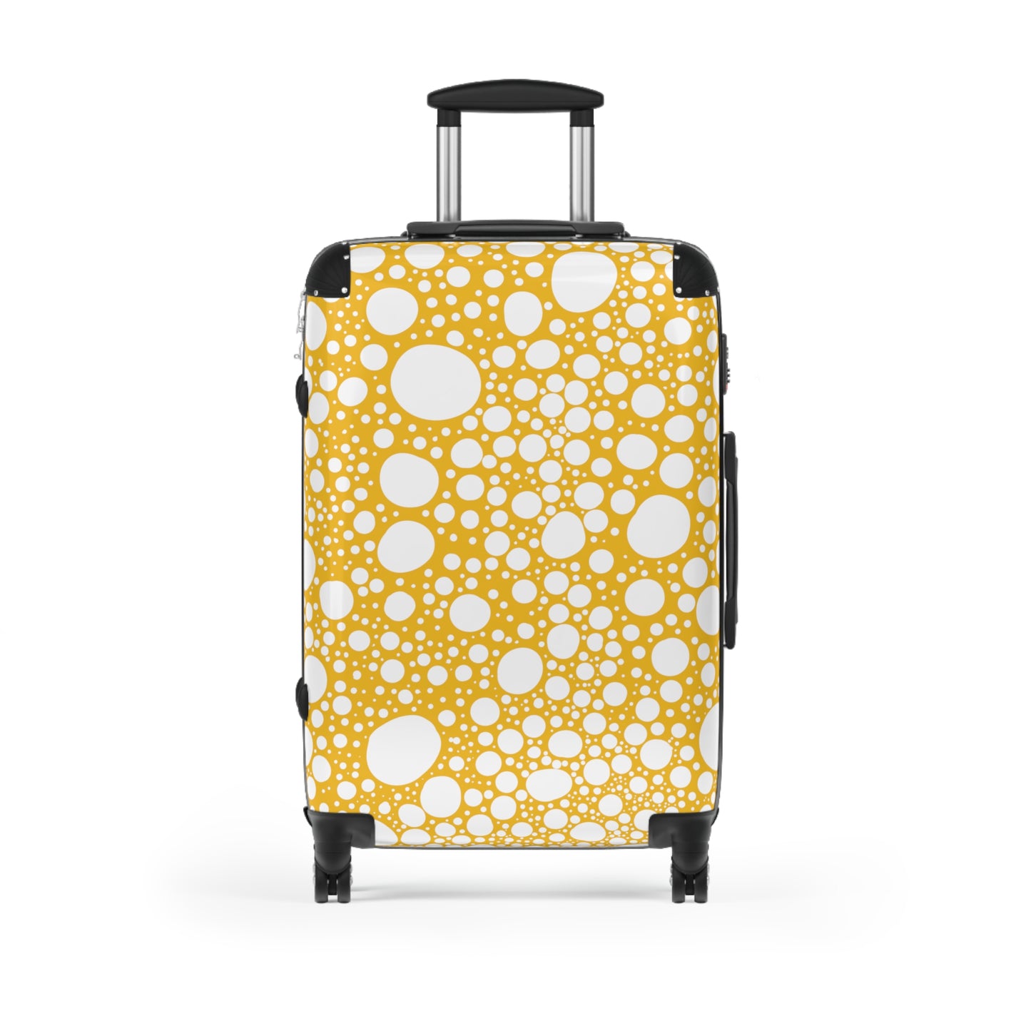 Blanca Ink Spots on Yellow Suitcase