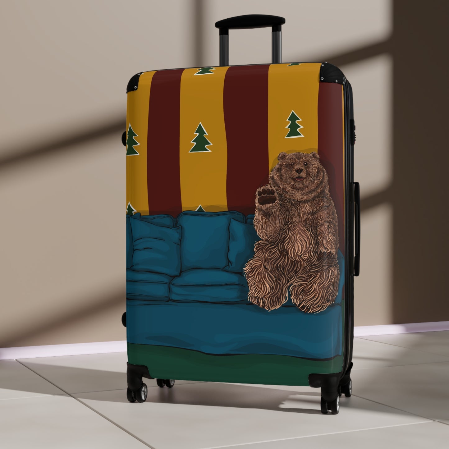 Mountain Bear Suitcase