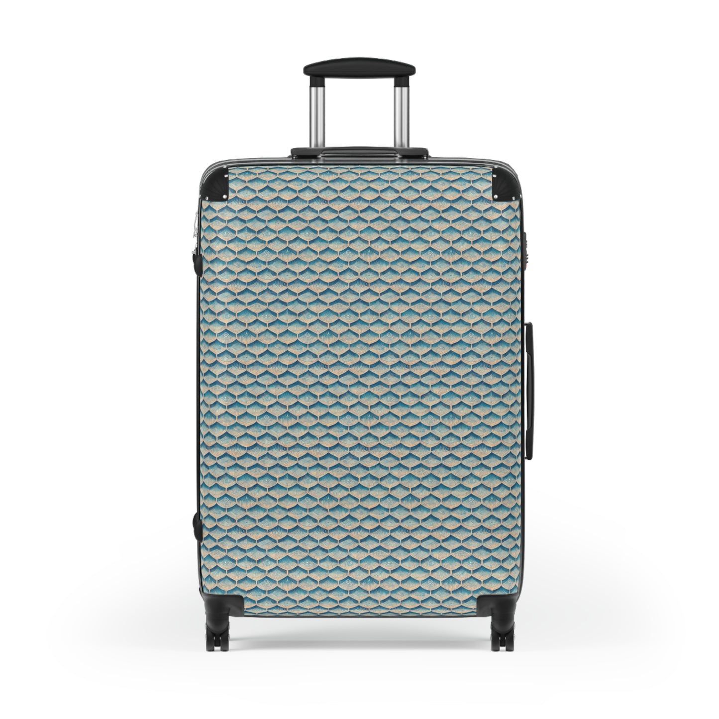 Seafoam Scales Suitcase