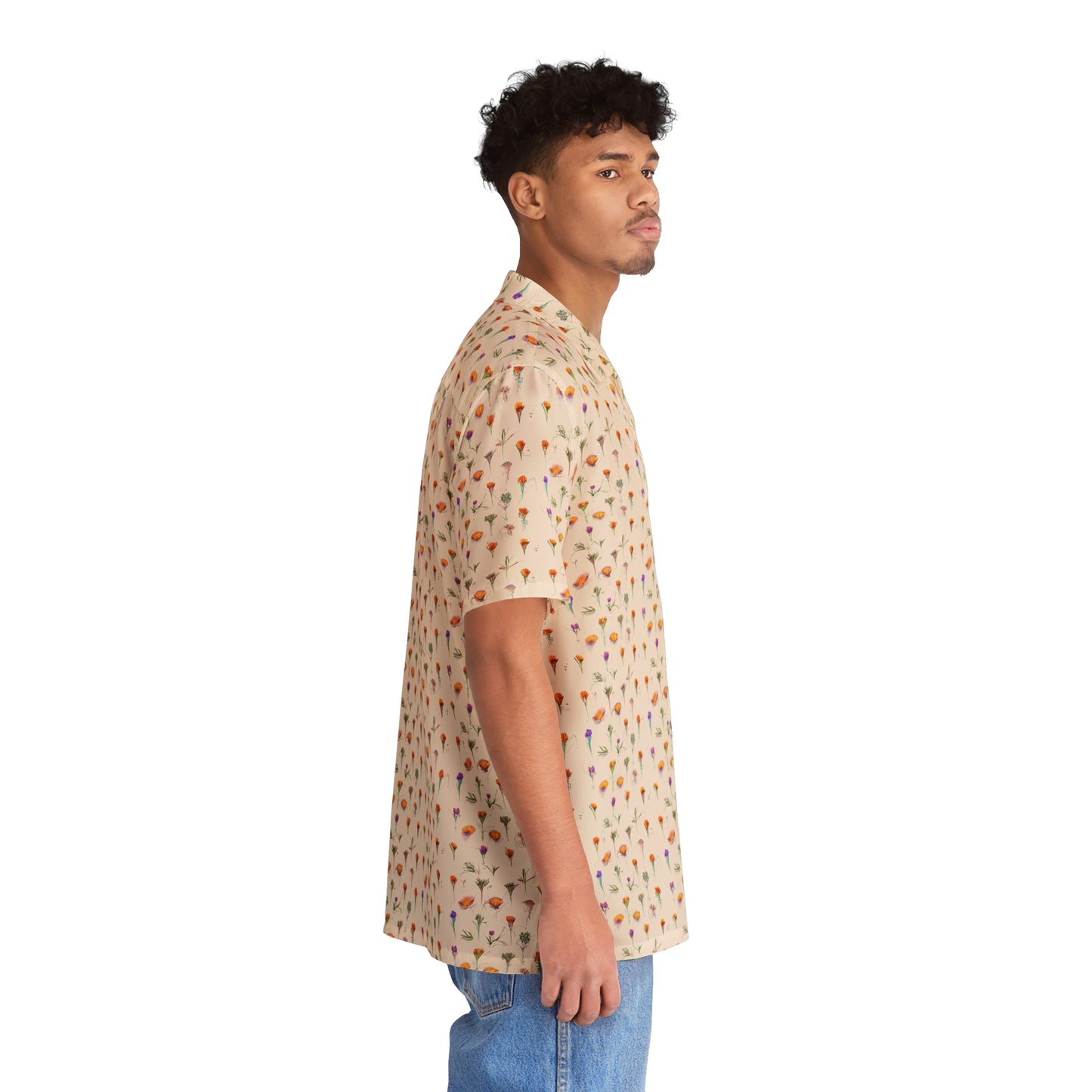 Sketches In Bloom Men's Hawaiian Shirt