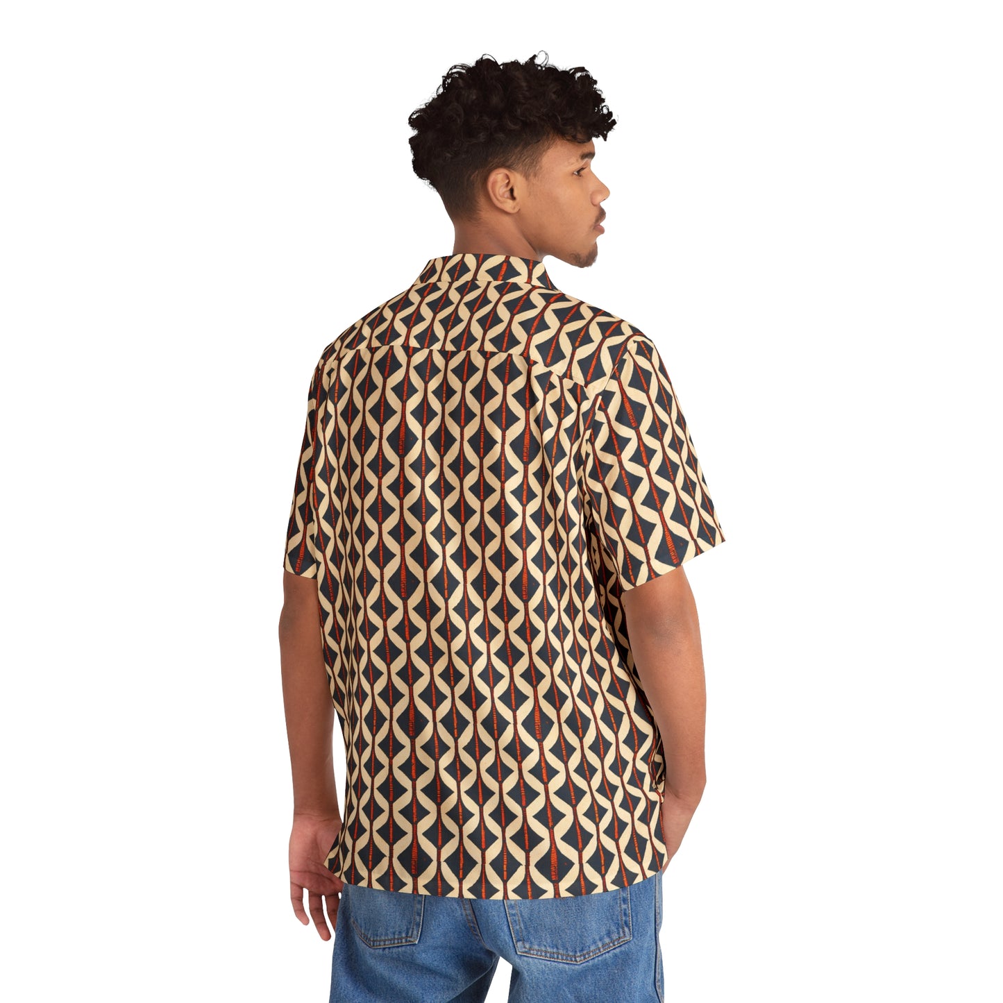 Tribal Tones In Harmony Men's Hawaiian Shirt