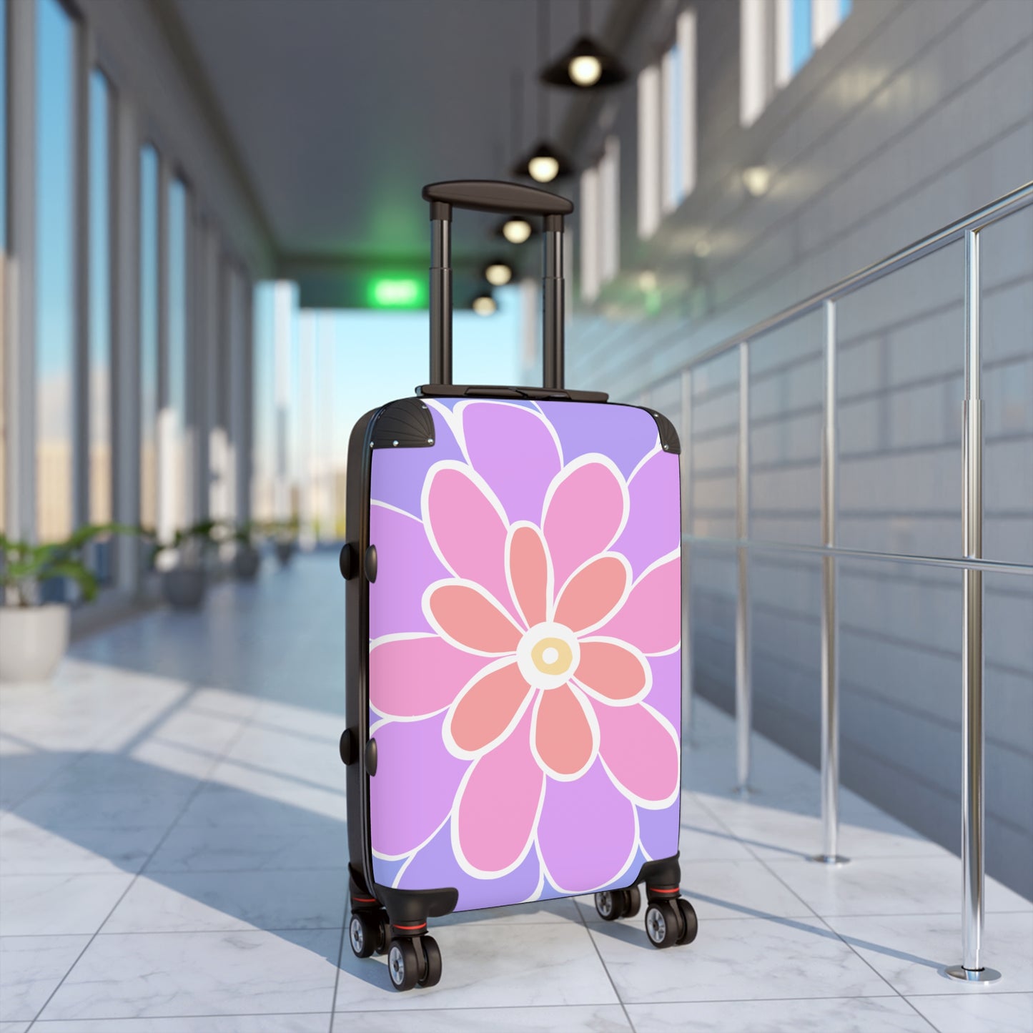 A Simple Flower Suitcase