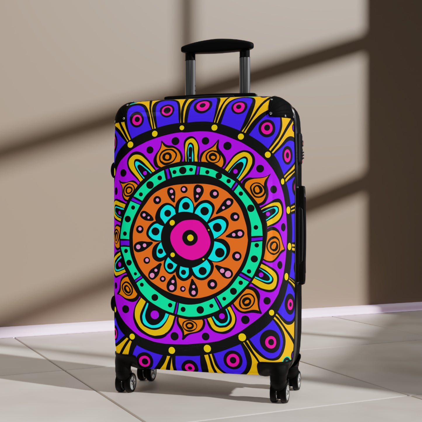 Mandala With Yellow Suitcase