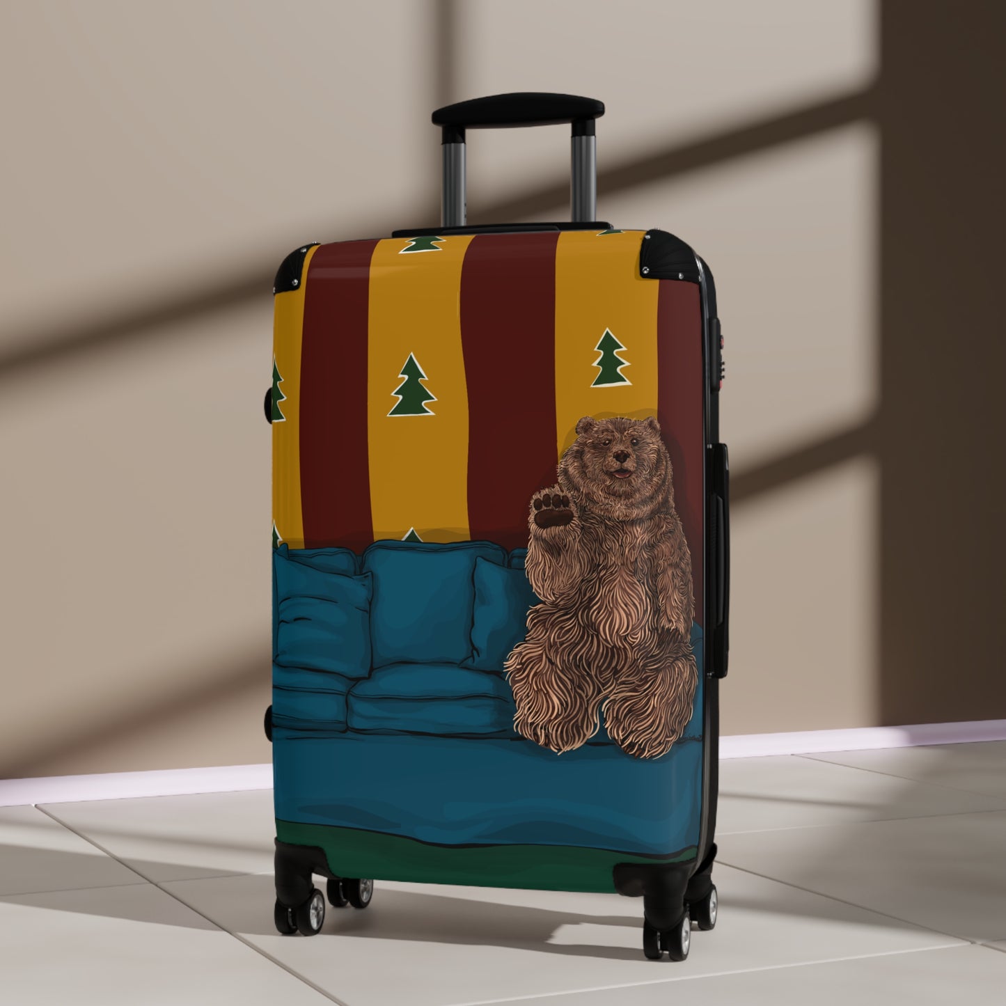 Mountain Bear Suitcase