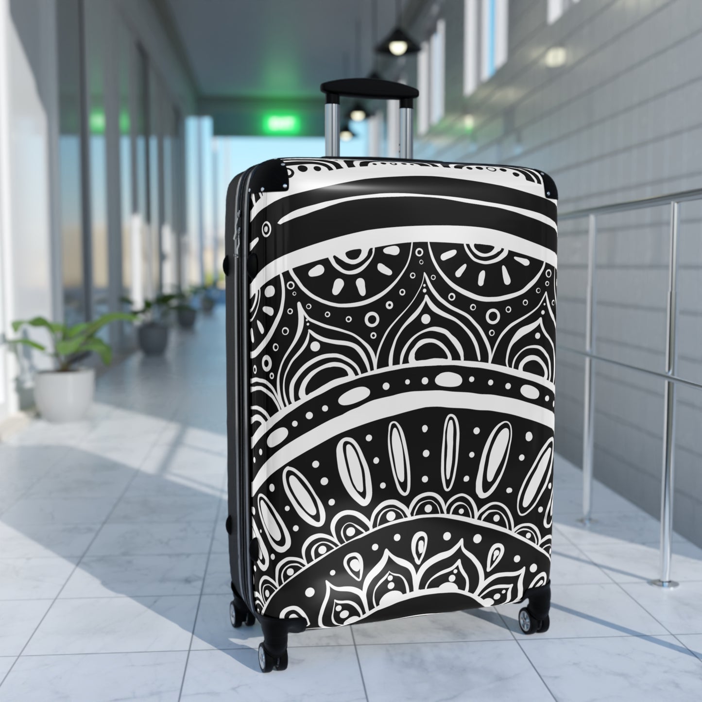 Yin Yang Mandala Suitcase