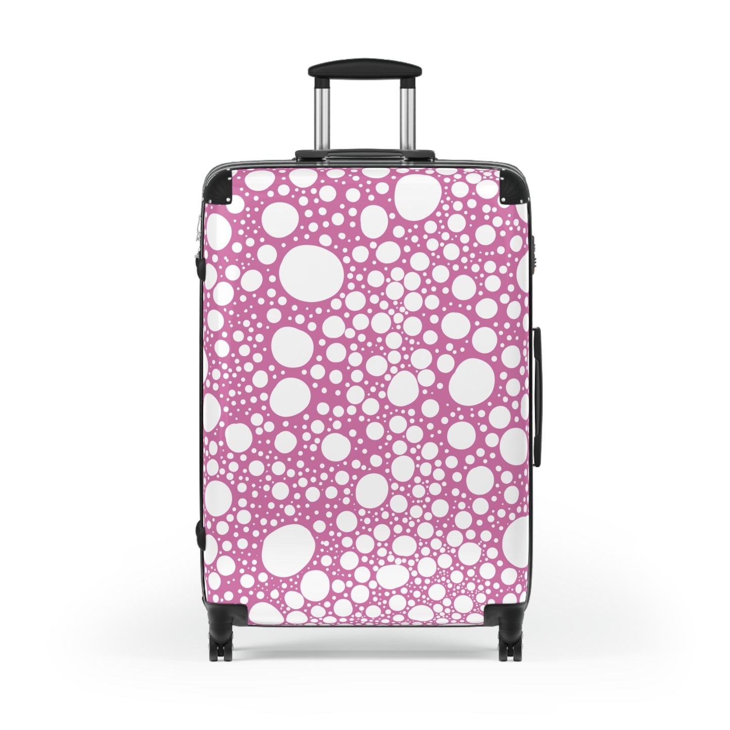 Blanca Ink Spots on Light Pink Suitcase