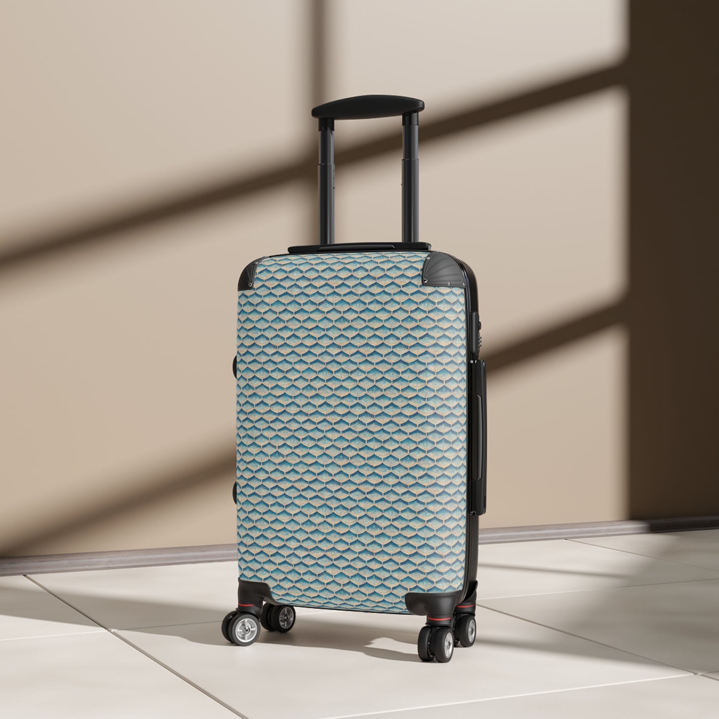 Seafoam Scales Suitcase