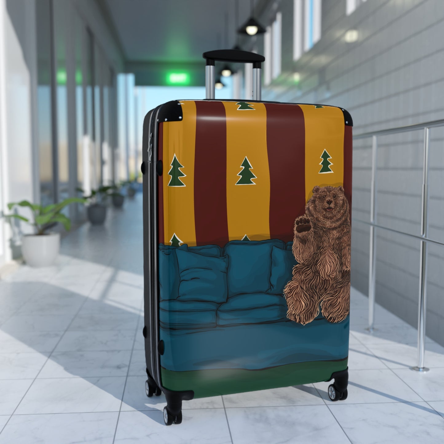 Mountain Bear Suitcase