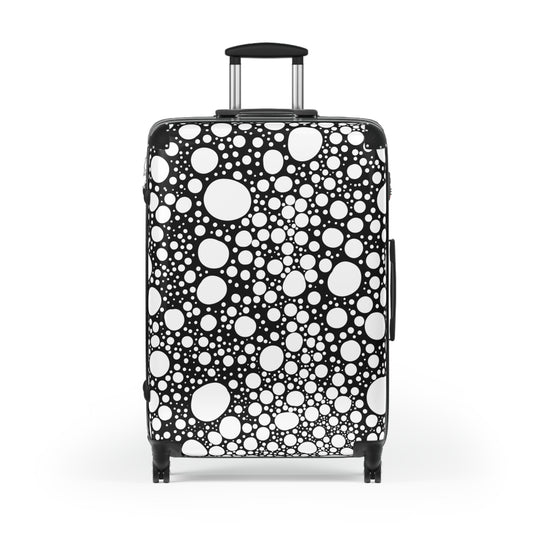 Blanca Ink Spots on Black Suitcase