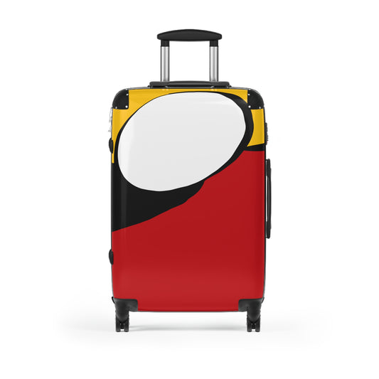 Crimson and Yellow Incubation Suitcase