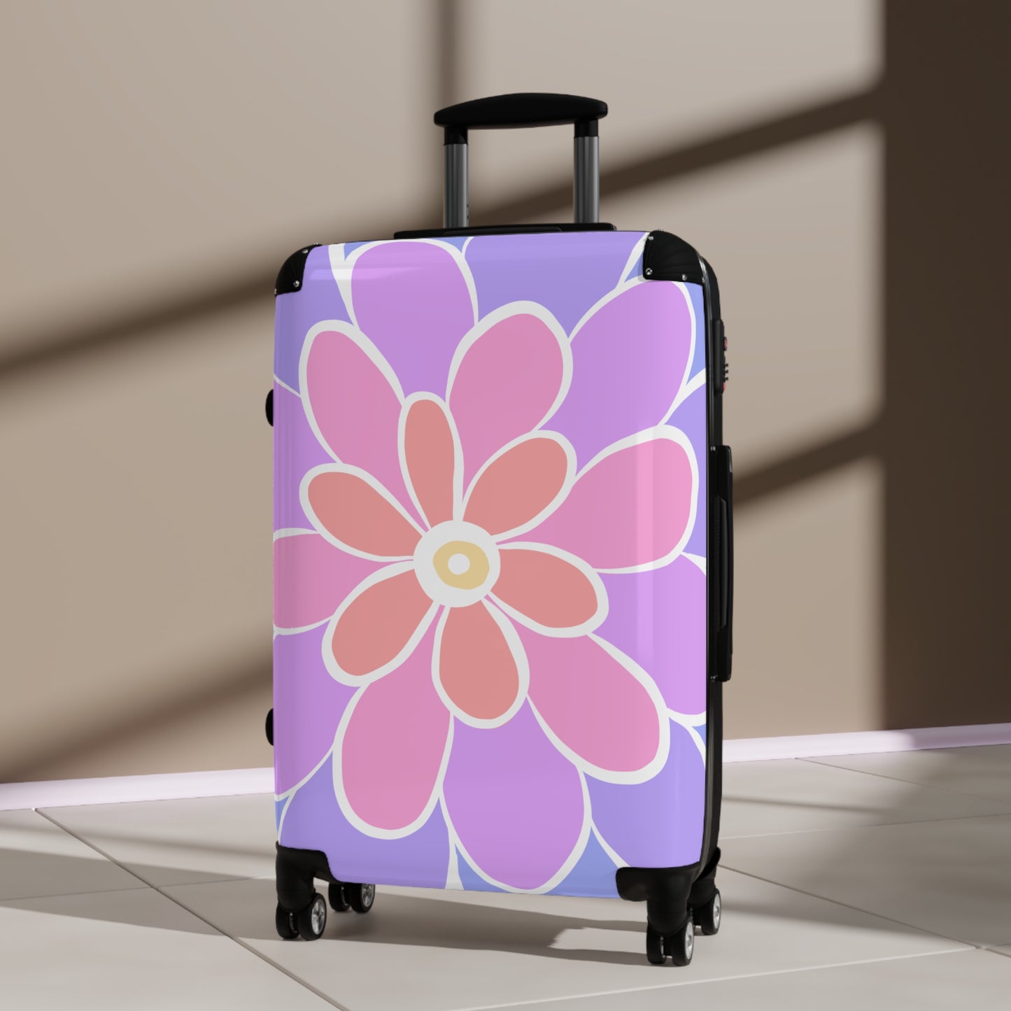 A Simple Flower Suitcase