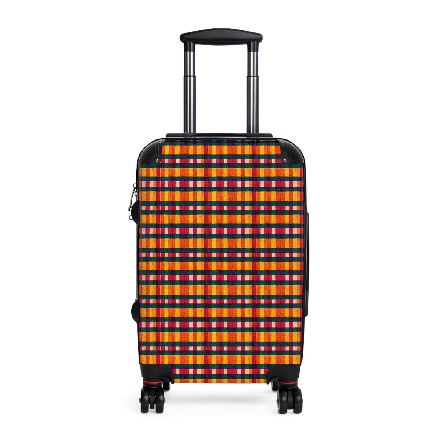 Tropical Fiesta Plaid Suitcase