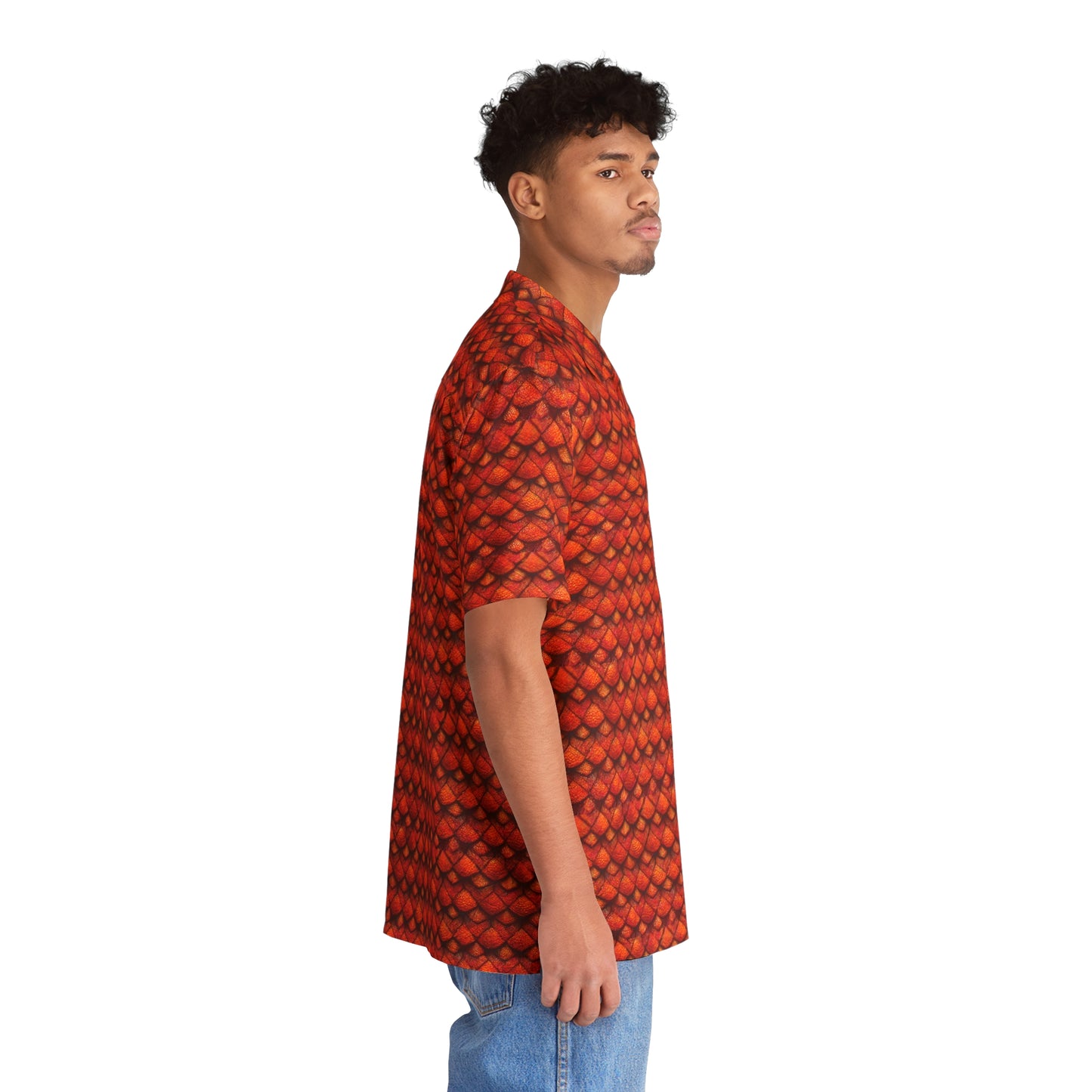 Kurtalor, the Infernal Sentinel of Joy and Peace Men's Hawaiian Shirt