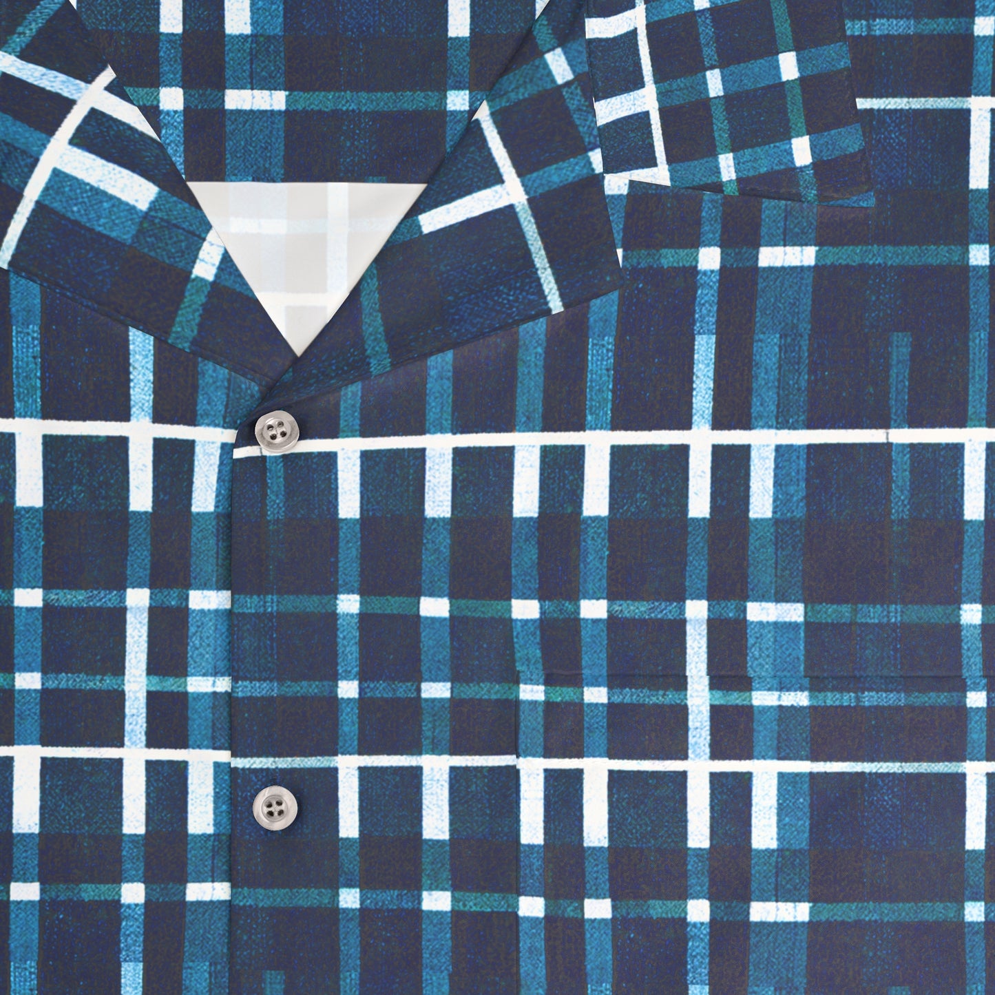 Royal Heritage Plaid Men's Hawaiian Shirt