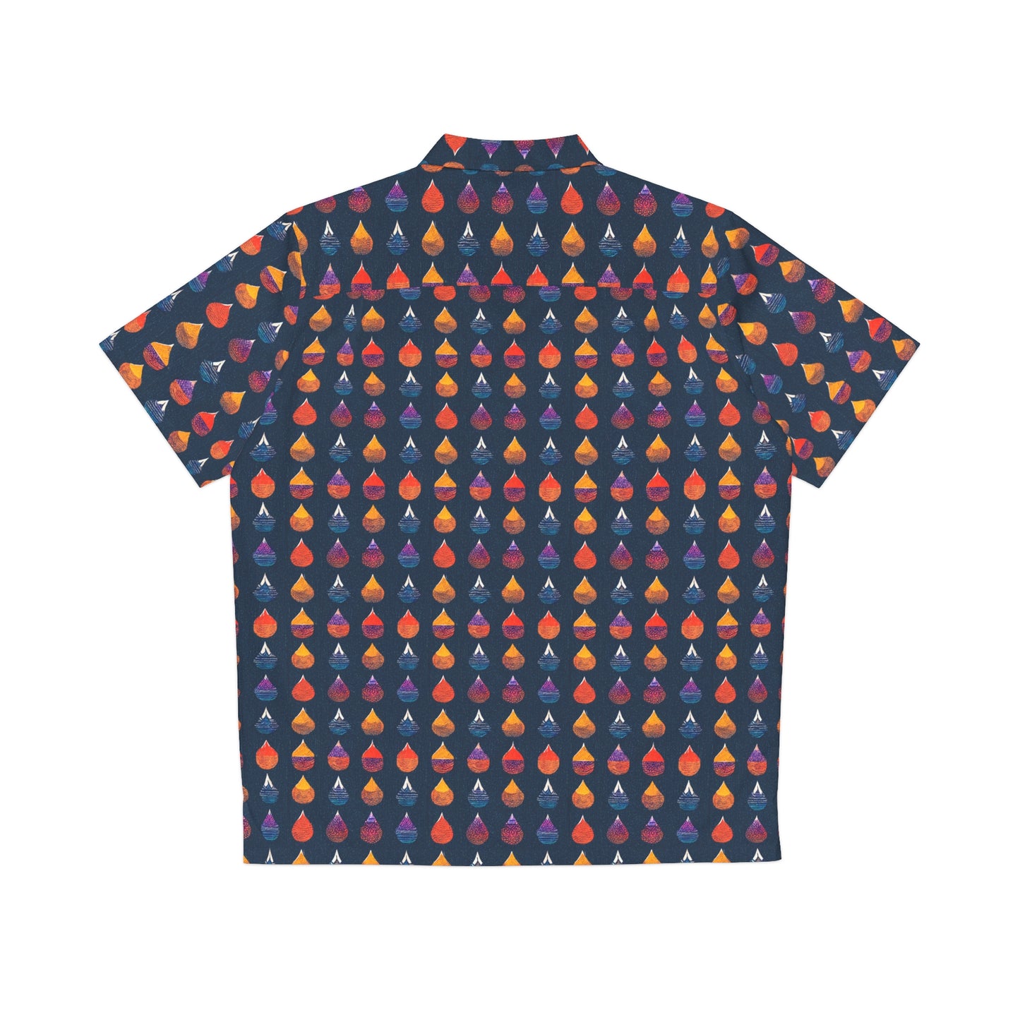 Prismatic Precipitation Men's Hawaiian Shirt