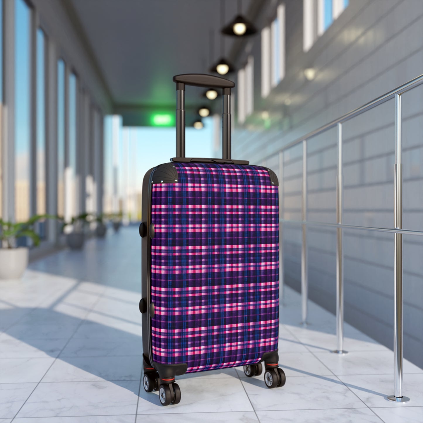 Berry Delight Plaid Suitcase