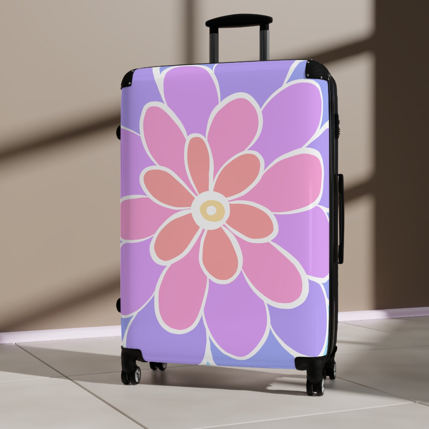 A Simple Flower Suitcase