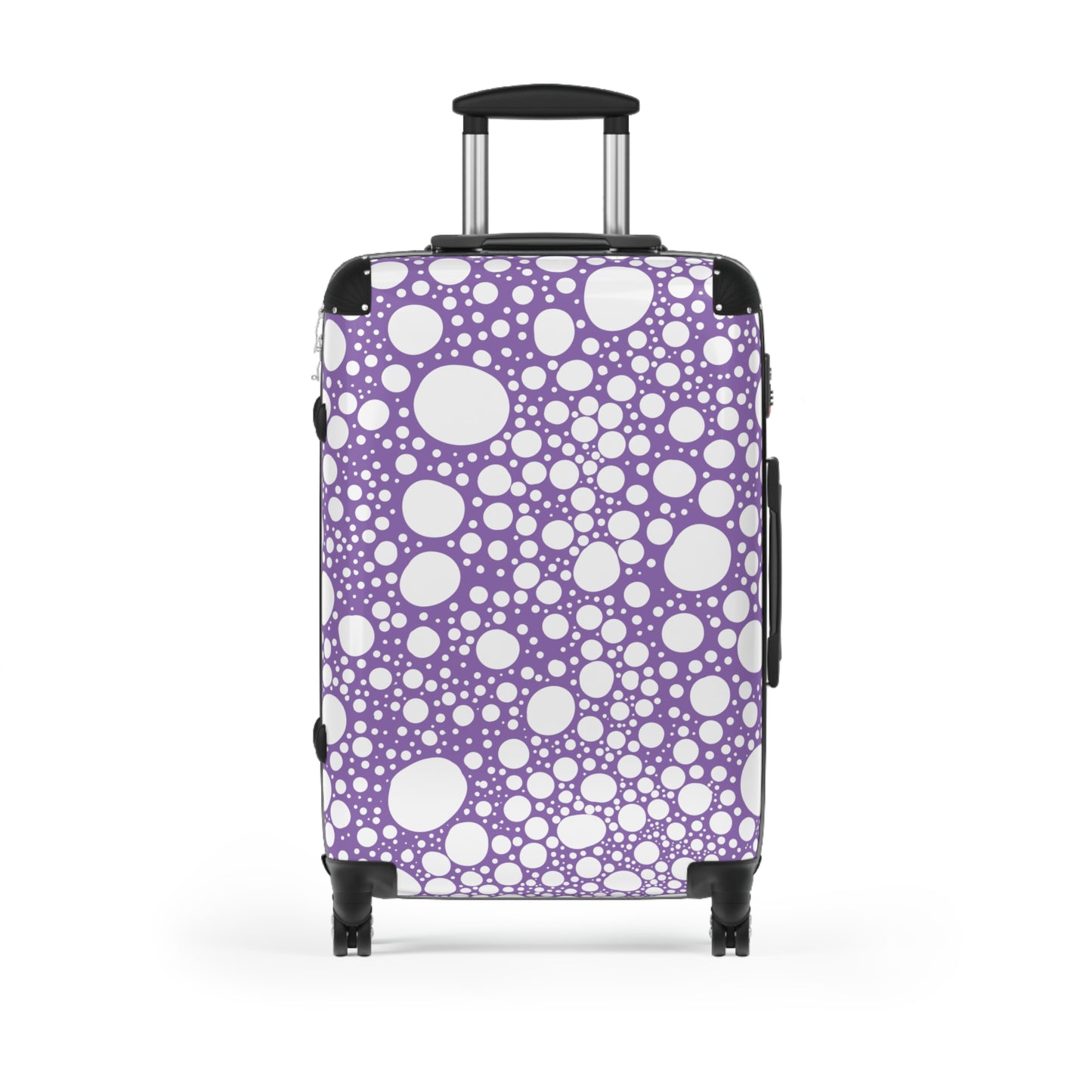 Blanca Ink Spots on Lilac Suitcase