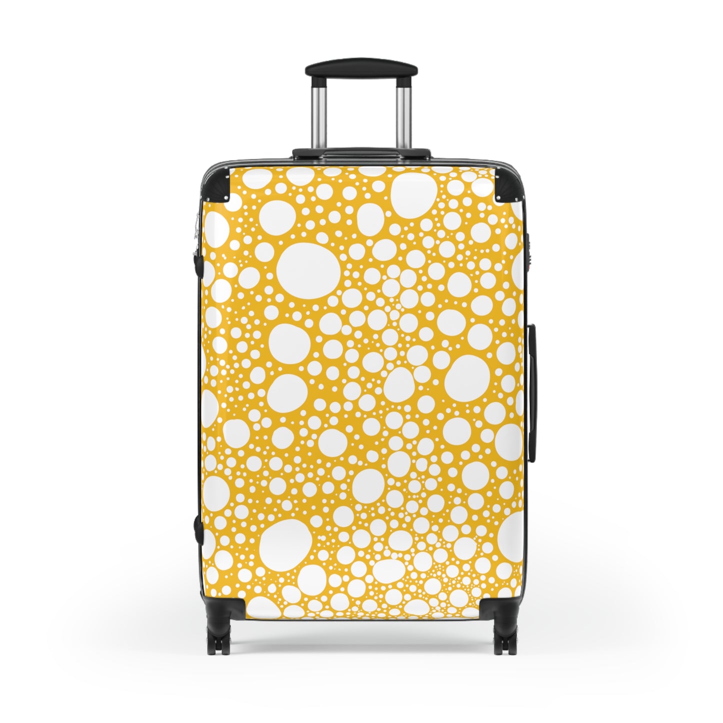 Blanca Ink Spots on Yellow Suitcase