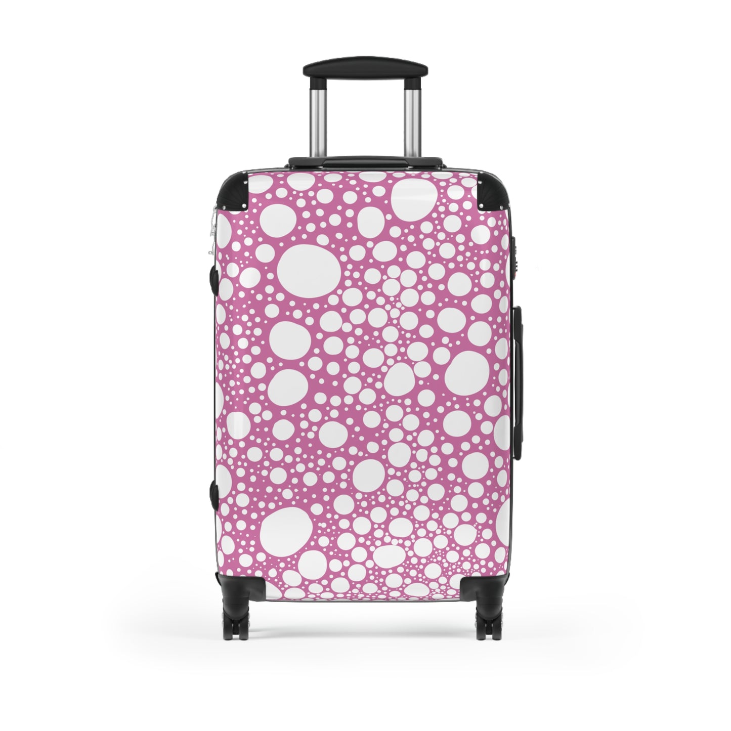 Blanca Ink Spots on Light Pink Suitcase