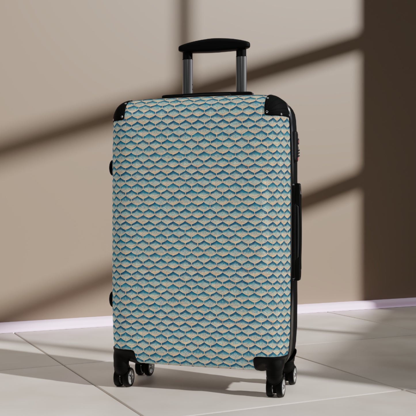 Seafoam Scales Suitcase