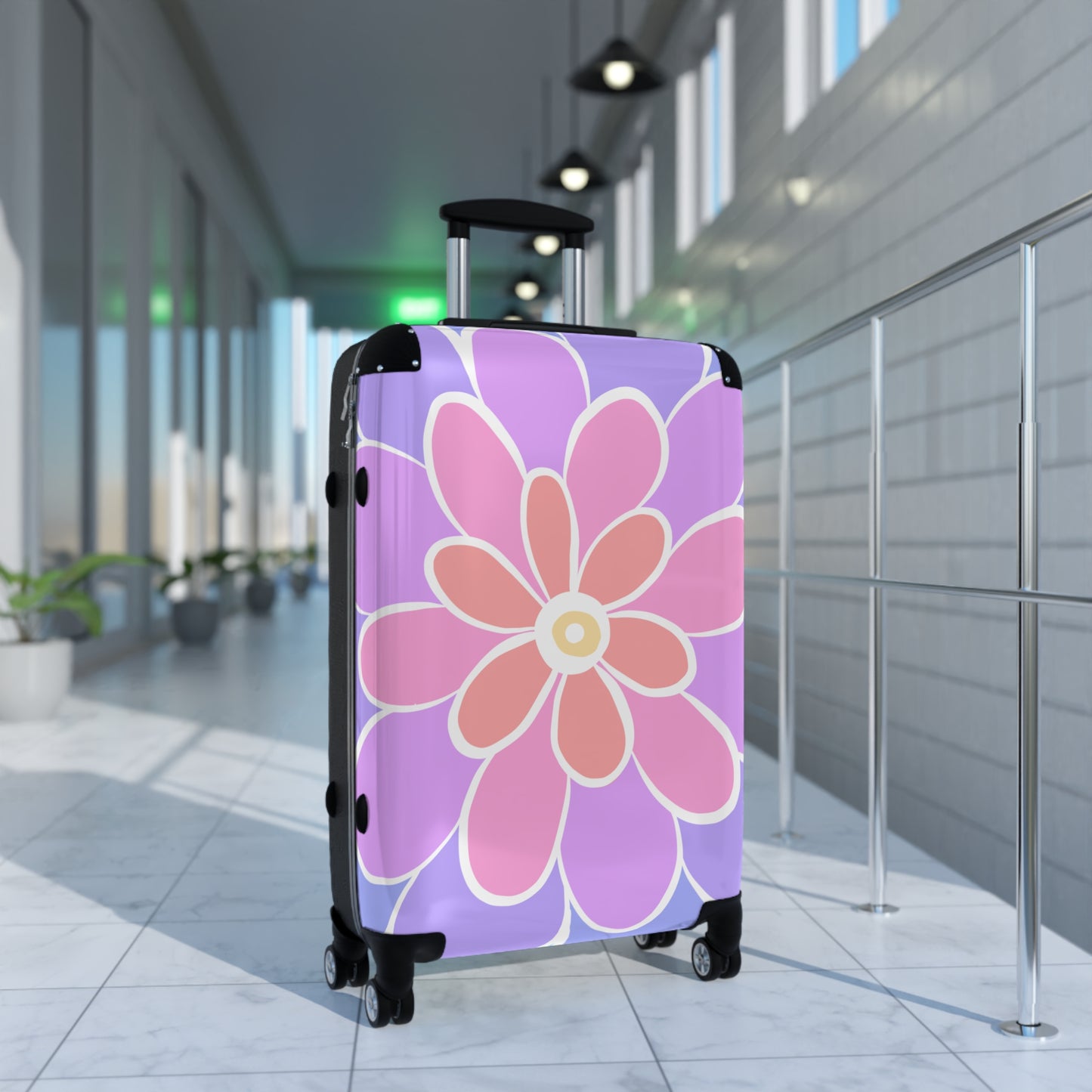 A Simple Flower Suitcase