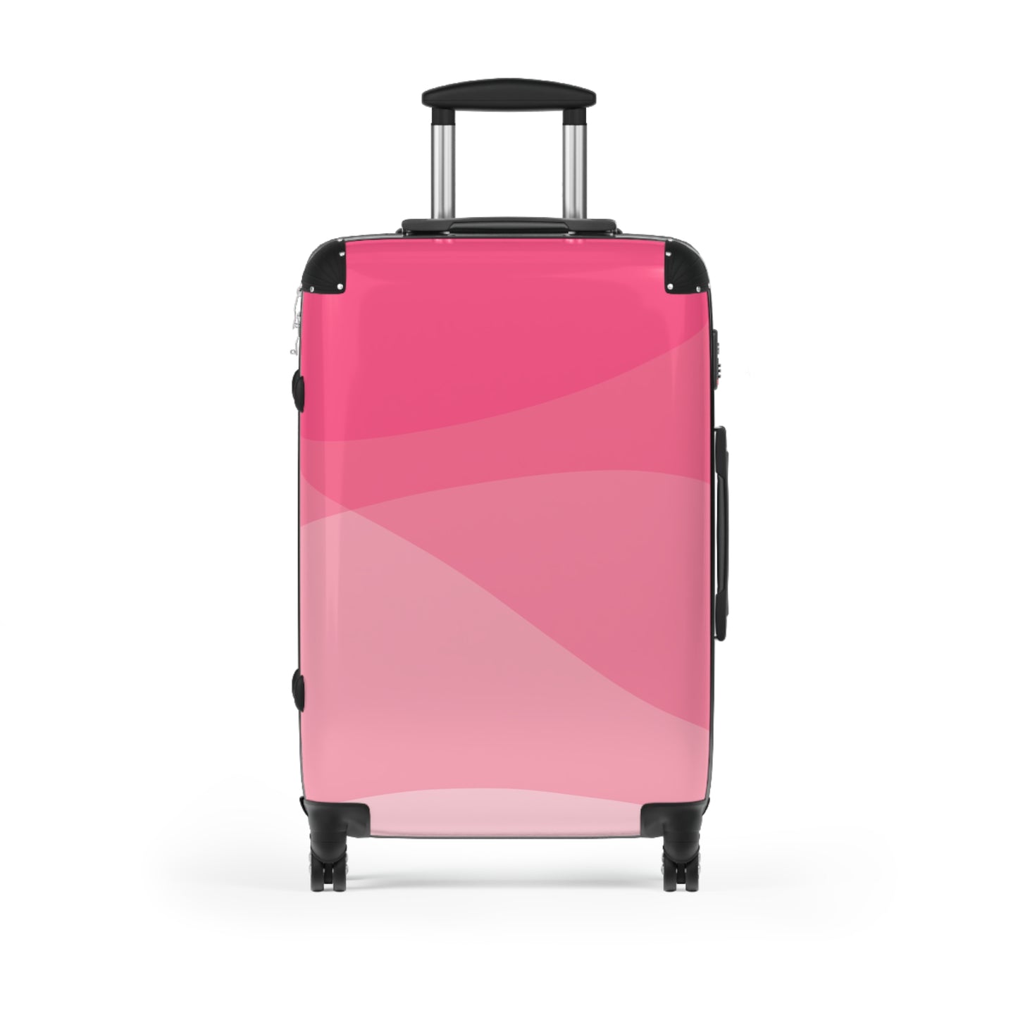 Electric Pink Waves Suitcase