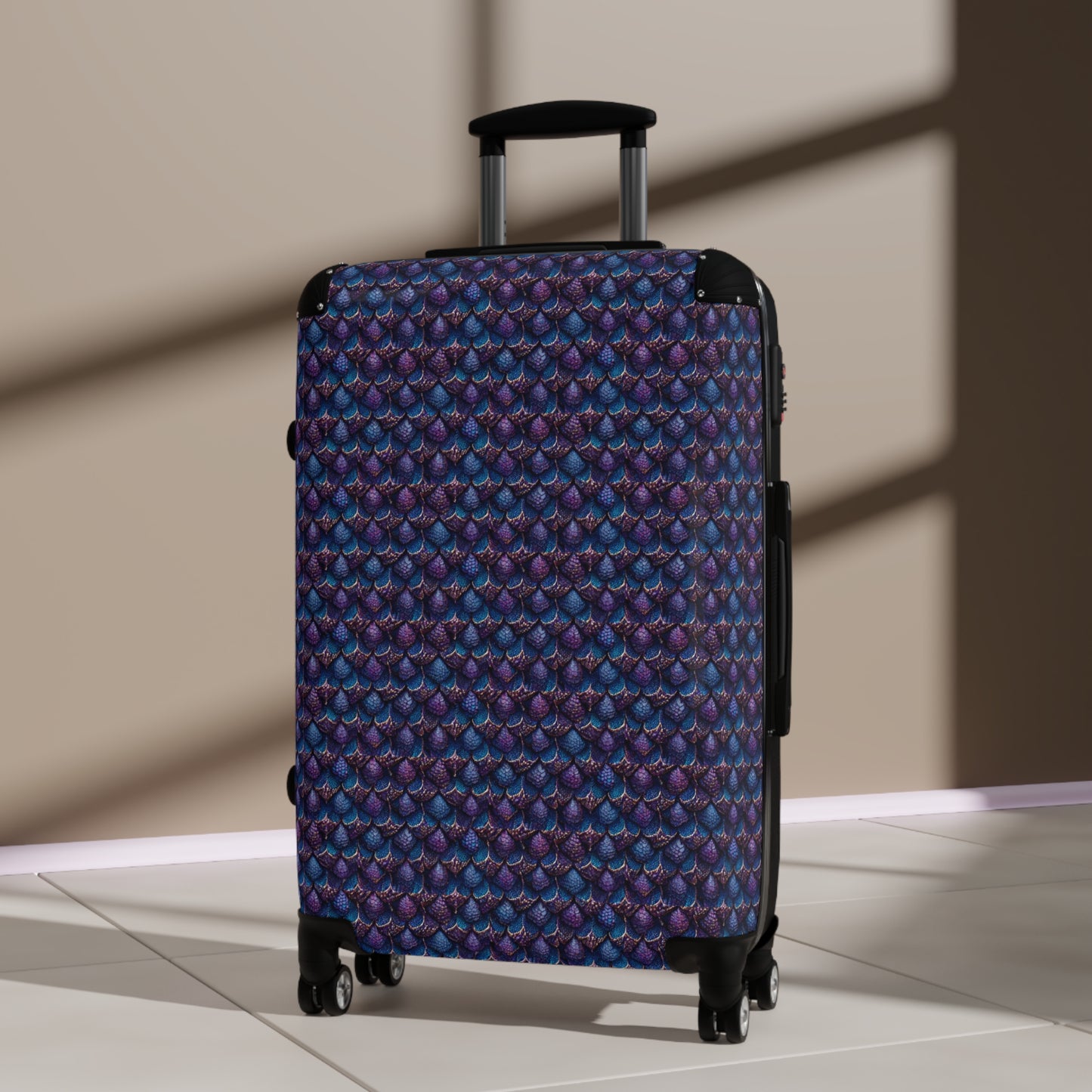 Luminosa, the Radiant Amethyst Drakon Suitcase