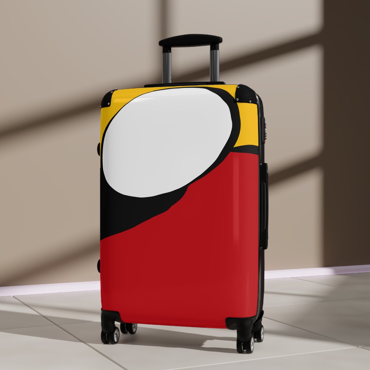 Crimson and Yellow Incubation Suitcase