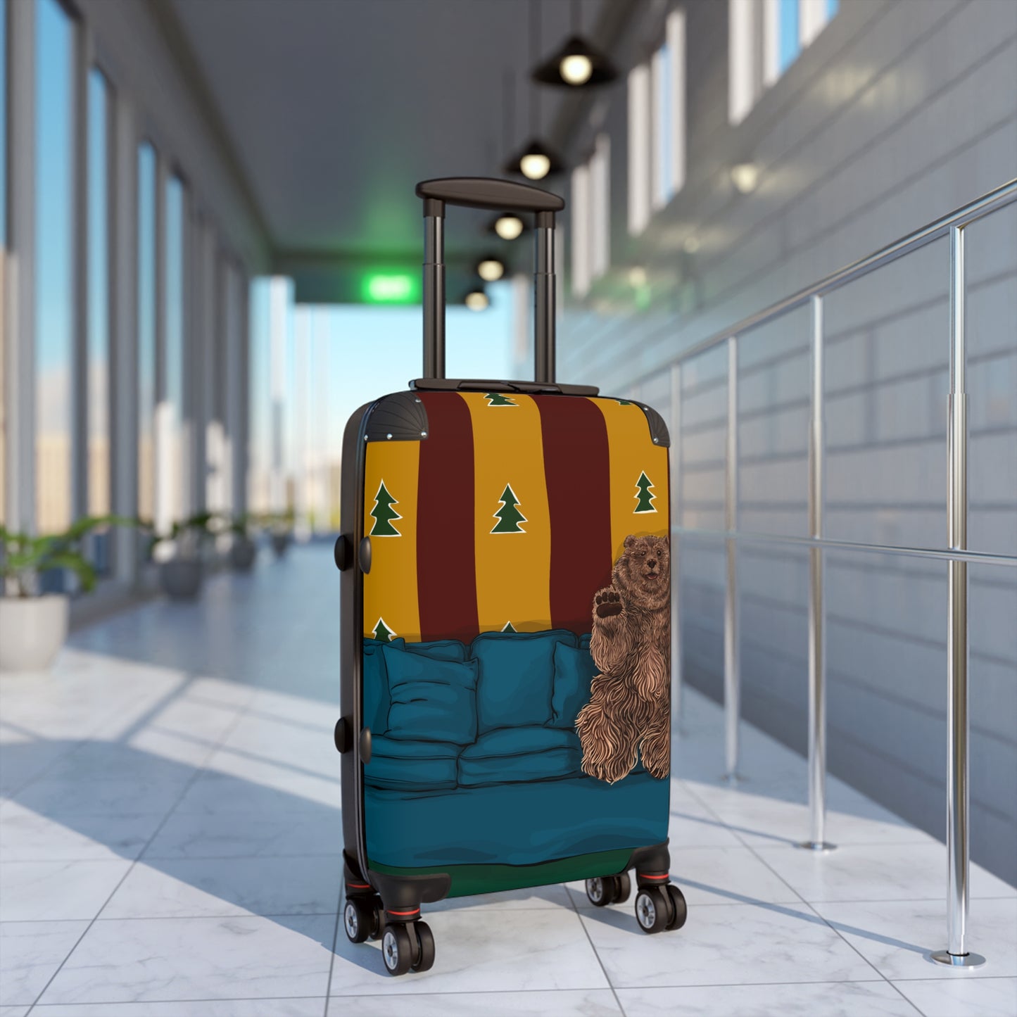 Mountain Bear Suitcase