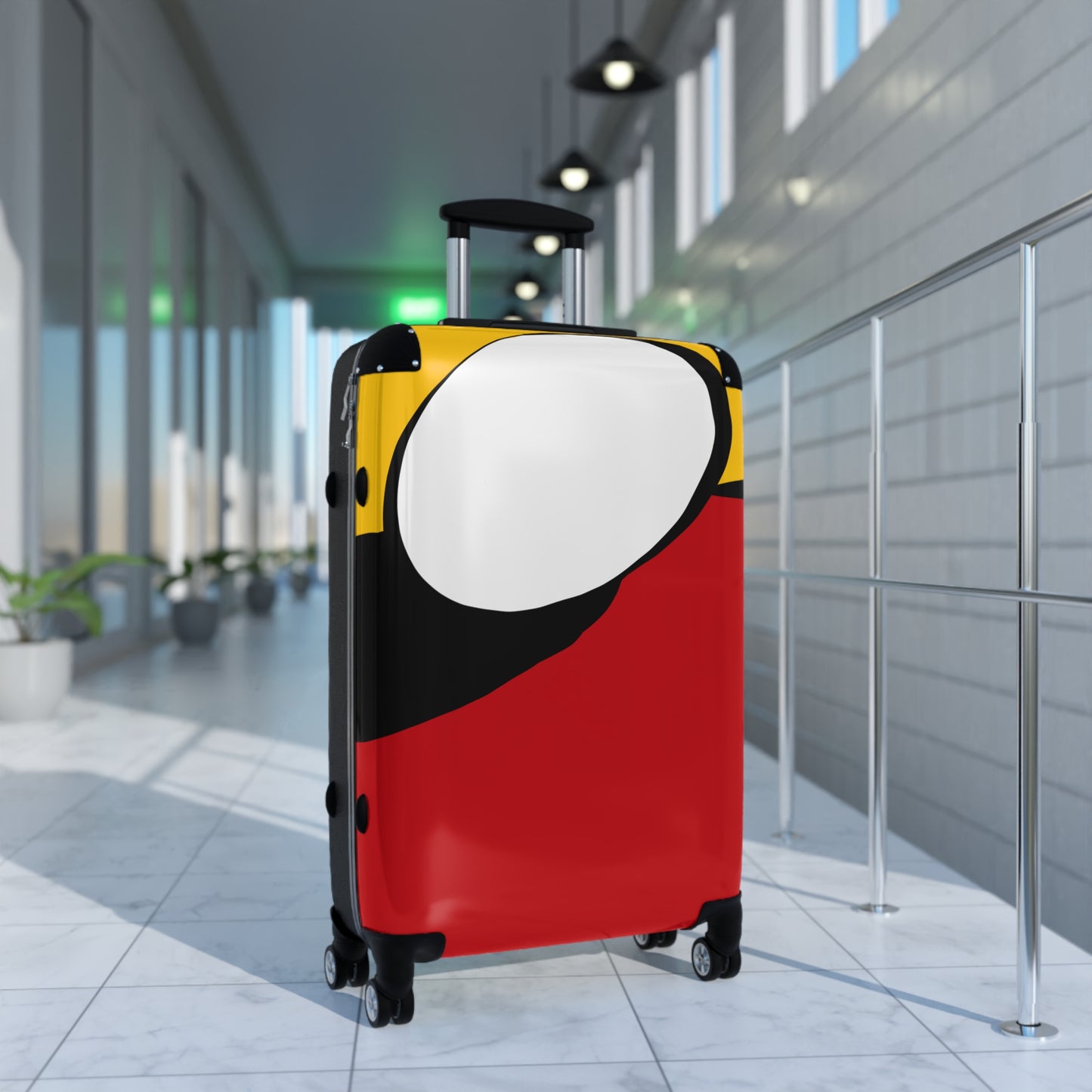 Crimson and Yellow Incubation Suitcase