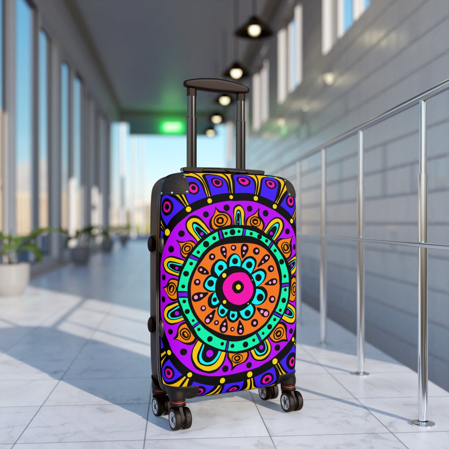 Mandala With Yellow Suitcase