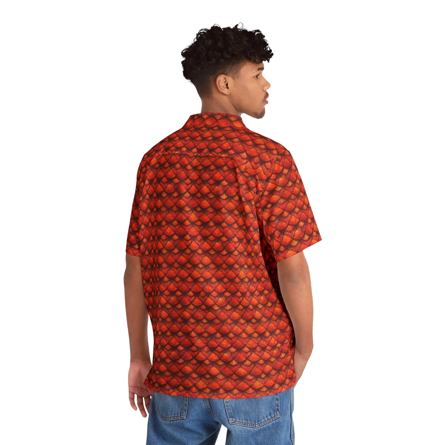 Kurtalor, the Infernal Sentinel of Joy and Peace Men's Hawaiian Shirt