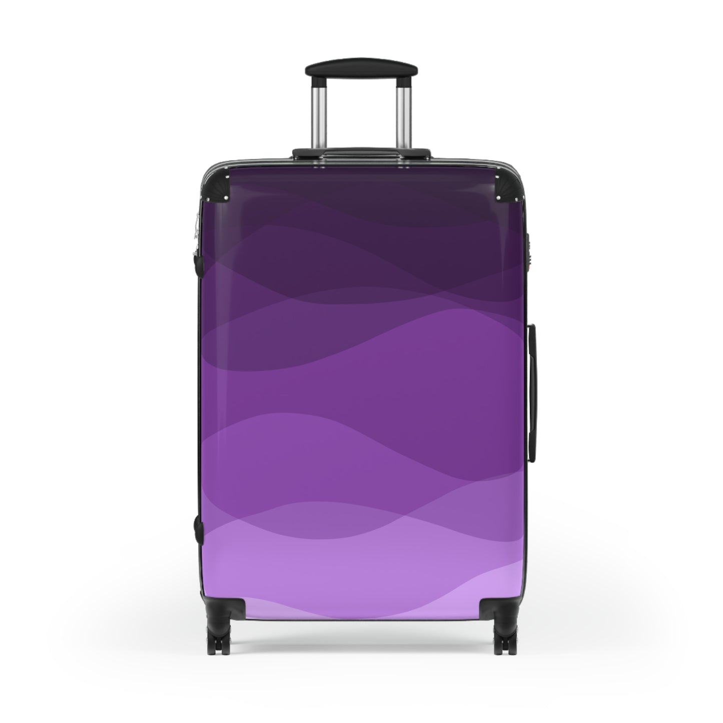 Plum Waves Suitcase