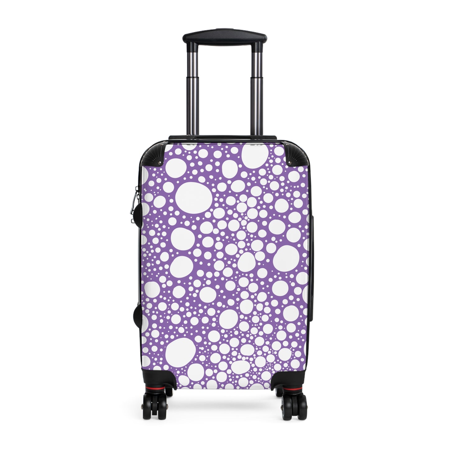 Blanca Ink Spots on Lilac Suitcase