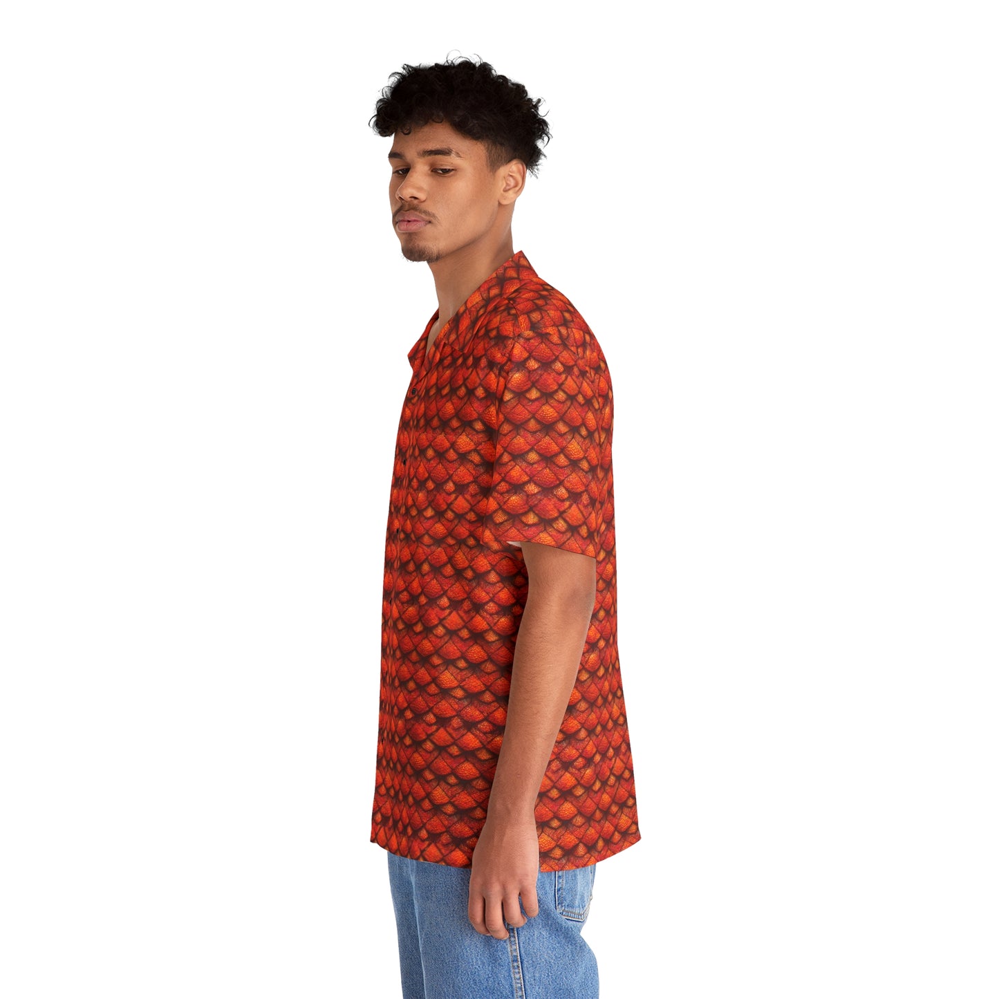 Kurtalor, the Infernal Sentinel of Joy and Peace Men's Hawaiian Shirt