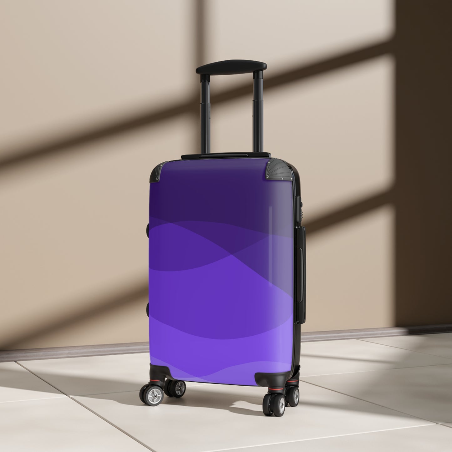 Violet Swirls Suitcase