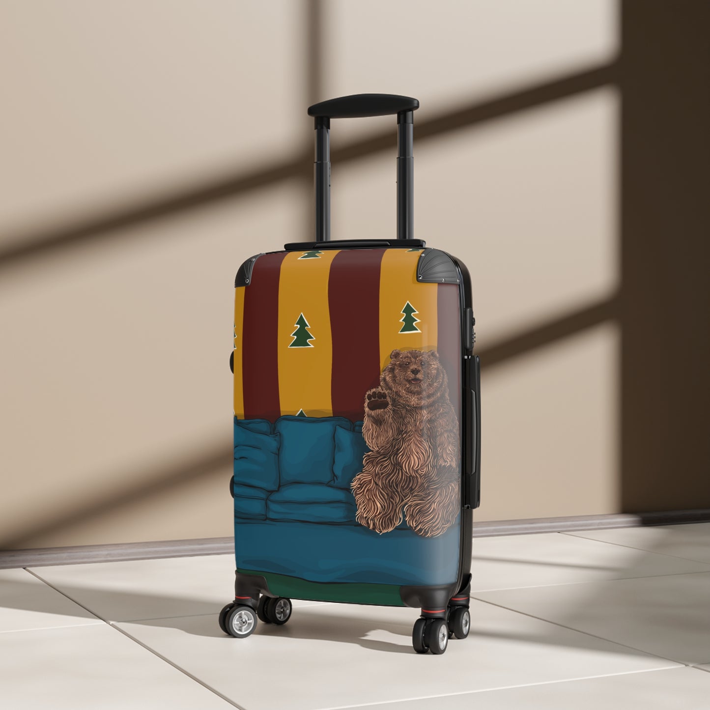 Mountain Bear Suitcase