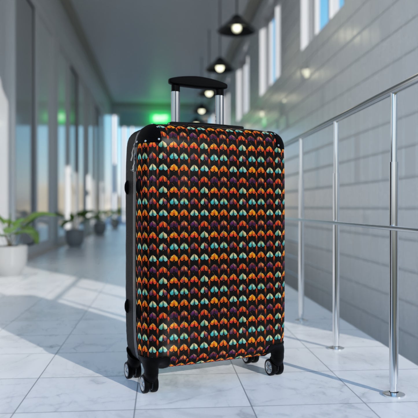 Quilted Wings Suitcase